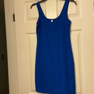 Blue dress